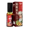 Qianfei Esencia Anticaída del Cabello Extracto de Planta Herbal Ginseng Jengibre Hoja de Ciprés Polygonum Multiflorum Esencia Engrosadora del Cabello Spray