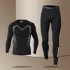 Mallas de Invierno para Hombre, Alta Elasticidad para Entrenamiento, Forradas de Felpa, Cálidas, Ajustadas, Pantalones de Yoga Tiburón, Secado Rápido para Deportes y Running en Otoño e Invierno