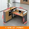 Escritorio de Oficina Financiera, Combinación Simple Moderna de Escritorio y Silla para Personal, Escritorio de Oficina para Dos o Cuatro Personas, Estación de Trabajo para Personal