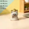 Enfeite de Gato Siamês da Sorte em Resina Figura Fofa Decoração de Paisagem em Miniatura para Desktop Presente Compra Corporativa Suprimento