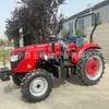 Trator Agrícola de Quatro Rodas Luoyang Wannianhong 504, Trator com Motor Xichai de 50 Cavalos com Câmbio Reversor