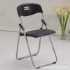 Suministro de Fábrica Silla Plegable Hogar Moderna Plástico Silla para Fotos Dormitorio Oficina Reunión Entrenamiento Silla con Respaldo Taburete