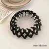 Máquina de Flocar Cabelo Ninho de Pássaro com Grampo Feminino Outono e Inverno Cabeça de Bola Máquina de Cabelo Preguiçosa Meio Preso Cabelo Grande Grampo de Cabelo Acessório de Cabeça Feminino