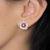 Comercio Electrónico Transfronterizo Europeo y Americano Nuevo Producto Caliente de Venta Pendientes para Mujer Explosiones de AliExpress Pendientes Creativos de Moda de Flores para Mujer
