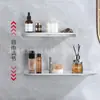Estante cosmético de acero inoxidable simple para hotel Estante de condimentos de cocina y sanitario Estante de almacenamiento móvil para balcón y baño Estante de almacenamiento para el hogar y el teléfono móvil