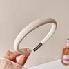 Diadema de Color Café de Alta Corona para Otoño e Invierno para Mujeres, Diadema Retro Francesa, Pinza Antideslizante para Lavarse la Cara, Nuevo Accesorio de Cabello de Moda