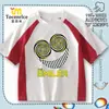 Camiseta de manga corta temática de "backrooms" transfronteriza, adecuada para niños mayores y estudiantes, con un diseño de cara sonriente, perfecta para deportes y uso casual