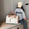 Bolso de Yoga para Mujer de Gran Capacidad Separación Seco y Húmedo Bolso Deportivo para Gimnasio para Hombre Moderno Sencillo Multifuncional Plegable