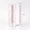 Velas Lápis Longas, Velas Multicores para Bolo de Aniversário e Festa de Casamento, Embaladas Individualmente, Direto da Fábrica Fornecedora