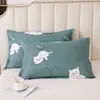 Núcleo de Almohada para Dormitorio de Estudiantes Más Juego de Almohadas Adulto Lindo Sencillo de Una Pieza de Dibujos Animados para Niños y Niñas Protección para el Cuello