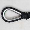 Cuerda de nailon, cuerda marina negra, cuerda especial para yates, cuerda de tres hilos, cuerda de poliéster, cuerda industrial.