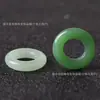 Anel de Vidro Jade Imitação Anel de Corrida Pulseira DIY Contas de Buda Rosário Anel de Corrida Acessórios para Anel Material Atacado