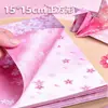 Papel Especial para Origami con Diseño de Cielo Estrellado, Papel Láser Holográfico Impreso para Niños, Grullas de Origami, Papel para Manualidades con Gradiente de Estrellas, Papel de Colores
