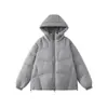 CTOSRCZ Chaqueta de plumón cálida de invierno casual americana de moda para hombres, mujeres, uso en pareja, silueta holgada, prenda exterior CD18