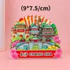 Ímãs de Geladeira de Changsha, Souvenirs Culturais e Criativos de Madeira de Províncias e Cidades em Hunan, Atrações Turísticas Populares e Atrações Turísticas na China