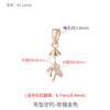 Moda Nueva 2022 Hebilla Colgante de Gato Accesorios diy Plata Pura 925 Celebridad Cibernética Perla Bebé Nieve Colgante Colgante Vacío