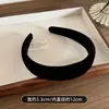 2026 Nueva Versión Coreana Diadema de Esponja de Corona Alta Plisada Elegante de Gama Alta, Accesorio para el Cabello Exquisito y Lujoso