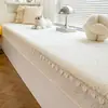 Novo modelo de tapete para bay window, adequado para todas as estações, fixo e antiderrapante, 10A antibacteriano e antiácaro, capa de tapete de alta qualidade para peitoril de janela em chenille