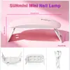 Lámpara de Ratón para Uñas Transfronteriza Sunmini Luz Blanca Mini Máquina de Fototerapia Lámpara LED Herramienta Portátil para Uñas