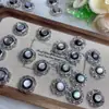 Negro Natural Borde de Encaje Bei Accesorios de Caja Pulsera Hecha a Mano DIY Accesorios de Joyería de Moda