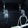 Gancho de almacenamiento multifuncional para coche transfronterizo creativo gancho oculto de diamante completo gancho para respaldo de asiento de coche femenino