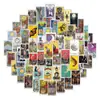 50 stickers de tarot graffiti de venta caliente transfronteriza para taza de agua, equipaje, funda de teléfono, escritorio, computadora por lote