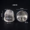 Artesanato Xinlihua 3,6-10,2cm Bule Filtro de Aço Inoxidável 304 de Alta Qualidade para Separar Resíduos de Chá, Faixa Completa de Tamanhos