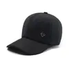 Gorra de béisbol de cuero liso de color sólido transfronteriza sombrero para exteriores para hombres de mediana edad y ancianos con terciopelo grueso resistente al viento cálido sombrero de pico