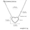 Rueda de la Fortuna Lujo Ligero Bruja Amor Vacío Collar para Mujer Acero de Titanio Chapado en Oro Real de 18K Cadena de Diamantes con Clavícula Elegante Exquisito Collar
