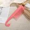Peine Curvo de Gancho Grande de Colores, Peine de Dientes Gruesos, Peine para Alisar y Dar Textura al Cabello, Peine Herramienta de Peinado, Venta al por Mayor