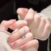 Colar Anel de Mobius Não Desbota em Aço Titânio Ins Elegante Nicho Luxo Acessível Design de Ponta Corrente para Clavícula Versátil