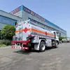Camión cisterna de acero al carbono, camión cisterna de 8 toneladas, camión cisterna para repostaje de aeronaves, camión cisterna pequeño, camión cisterna móvil Dongfeng