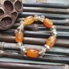 Pulsera de ágata con cuentas de cubo al por mayor ágata fabricantes de pulseras Lutong al por mayor puesto callejero Jianghu joyería de jade