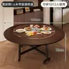 Mesa de Comedor Plegable Mesa de Comedor Estilo Vintage Mesa de Comedor Doméstica para 10-12 Personas Mesa de Comedor Redonda 2026 Nueva Mesa Redonda Grande