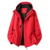 Chaqueta Impermeable Deportiva, Ropa de Trabajo, Chaqueta Cortavientos de Polar Transfronteriza, Forro de Plumas, Chaqueta Tres en Uno Hecha a Medida
