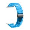 Para Apple Watch 5678910 Geração Pulseira de Plástico PC Três Contas iWatch Cor Doce Transparente Cor Sólida