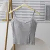 Camisola de algodón acanalado con encaje estilo ins, puramente deseable para mujer, otoño e invierno, con copas en el busto, expansión exterior para realzar el busto, para usar por dentro como top strapless