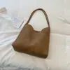 Bolso de Axila para Mujer Ruien 2026 Otoño Nuevo Vintage Nicho Patrón Tejido Bolso de Hombro Bolso Cubo para Viajes