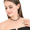 Suijue Joias Internet Celebridade Colar Clavícula Cadeia Moda Feminina Simples e Generosa Curto Pequeno Cinco Pontas Estrela Fresh Neck Band Explosão