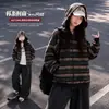 Conjunto de duas peças de moda outono 2026 para meninas, suéter de manga longa solto e versátil e calça casual, estilo coreano, solto e elegante