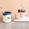 Vaso para Enjuague Bucal, Vaso de Cepillo de Dientes de Pareja de Aspecto Elegante, Vaso para Lavarse las Manos para Niños, Caja de Almacenamiento para Pasta de Dientes y Cepillo de Dientes, Vaso de Cepillo de Dientes de Lujo para el Hogar