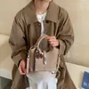 Bolso de Lujo de Nicho para Mujer 2026 Nuevo de Moda Color Retro Bloque de Color Bolso Cubo Elegante Versátil Bolso de Hombro Cruzado