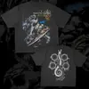 Camiseta de Verano de Algodón Suelta de Moda con Estampado de Monster Hunter Wild para Hombre y Mujer