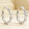 Pendientes de Acero Inoxidable y Bambú Estilo Minimalista de Gama Alta Comercio Transfronterizo Dulces Frescos Modernos Pinzas para Orejas Joyería para Mujeres Venta al por Mayor