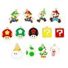 Super Mario DIY Acessórios Cogumelo Pontos de Interrogação Dinossauro Ovo Chaveiro Pingente Colar Pingente Feito à Mão