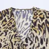 Estilo Europeo y Americano Amazon Aliexpress Tendencia de Moda Popular Tops Versátiles con Estampado Animal