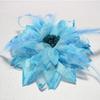Broche de flores de seda, nuevo tocado de actuación para niños, ramillete de flores, traje de flores, flor grande, pluma, accesorios para el cabello, ropa, tulipán