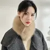 Bufanda de Piel Sintética de Zorro y Conejo con Cuello de Piel, Protector de Cuello Magnético Versátil y de Moda, Calentador de Cuello para Mujeres en Invierno