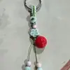 Llavero con forma de conejo personalizado, colgante para bolso, calabaza natural exquisita, hecho a mano, regalo para novias, venta al por mayor