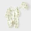 Mameluco para Bebé Niña, Bata de Algodón Puro sin Huesos para Recién Nacido para Bebé Masculino y Femenino, Ropa para Bebé, Infantil y Niño Pequeño, Traje para Gatear